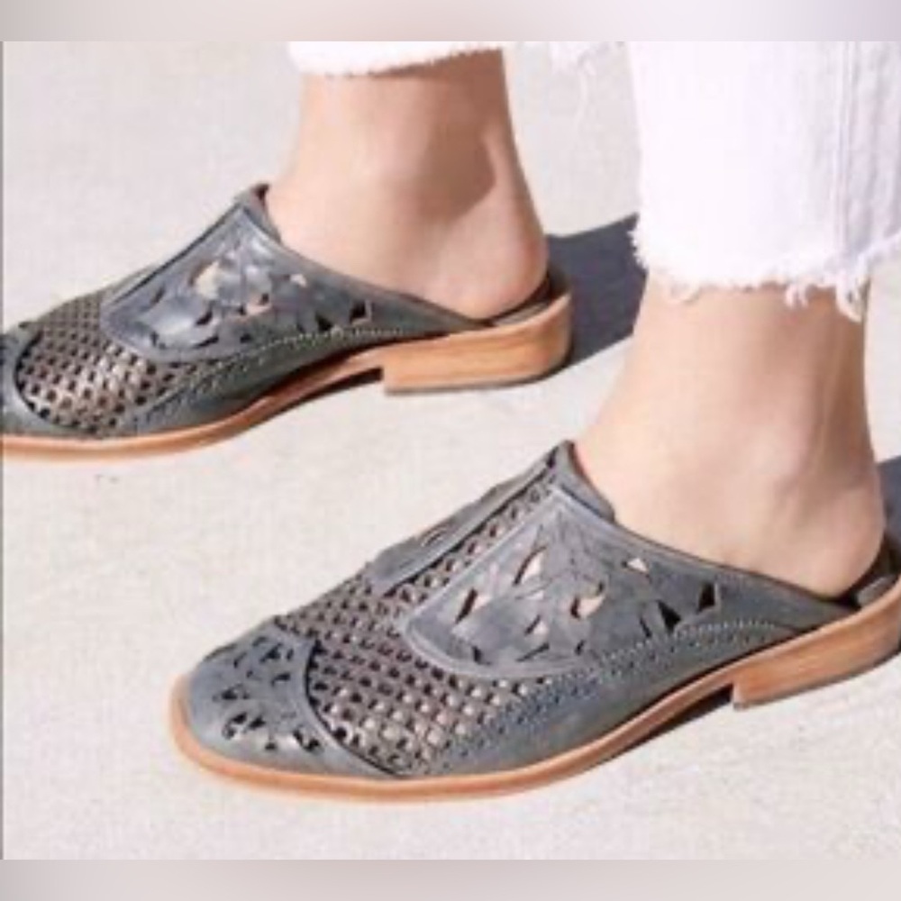 Free People Cutout Mules
